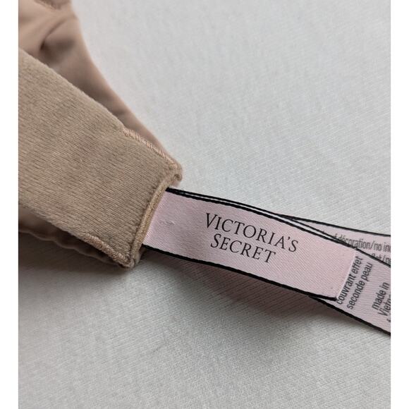 Lot 2 Victoria's secret Bra's muted purple and beige both 32D T shirt pushup EUC - Picture 11 of 13